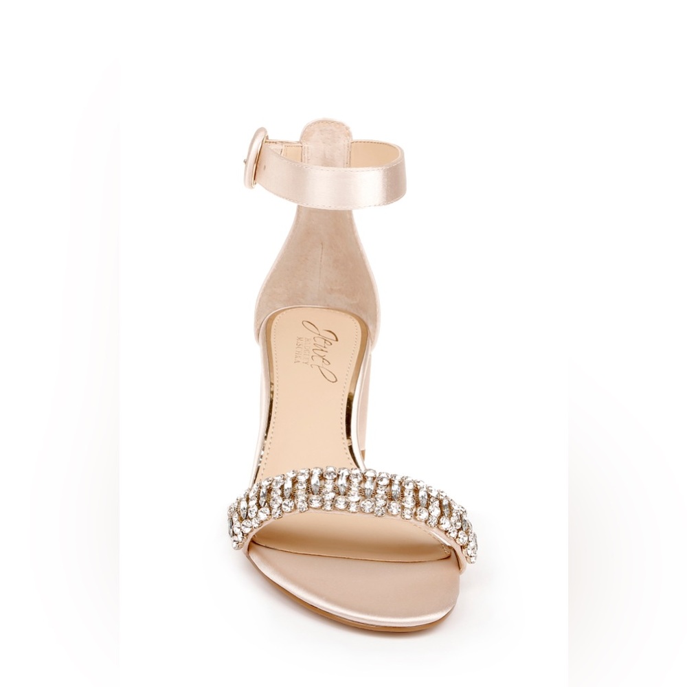 Jewel Badgley Mischka - James Ankle Strap Block Heel - Size 8 - NWOB - Picture 3 of 11